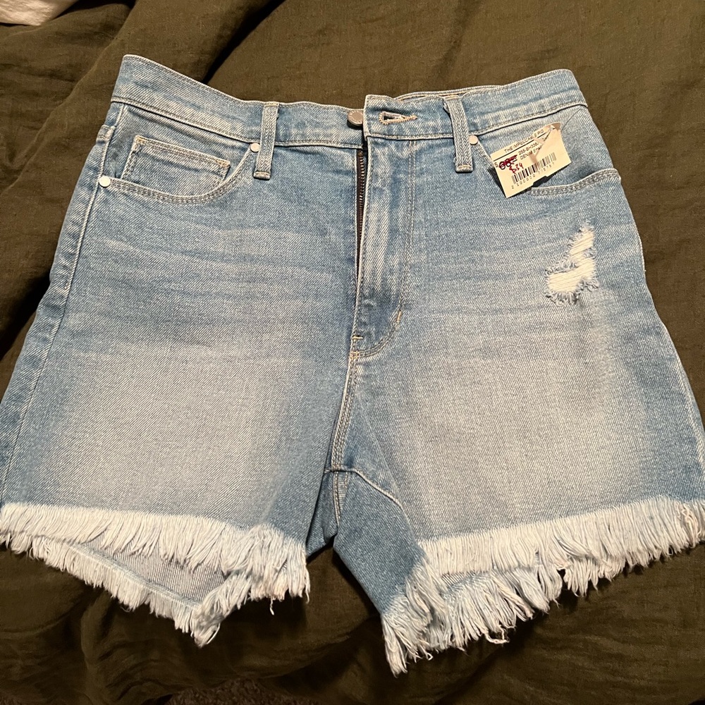 Just black M denim shorts